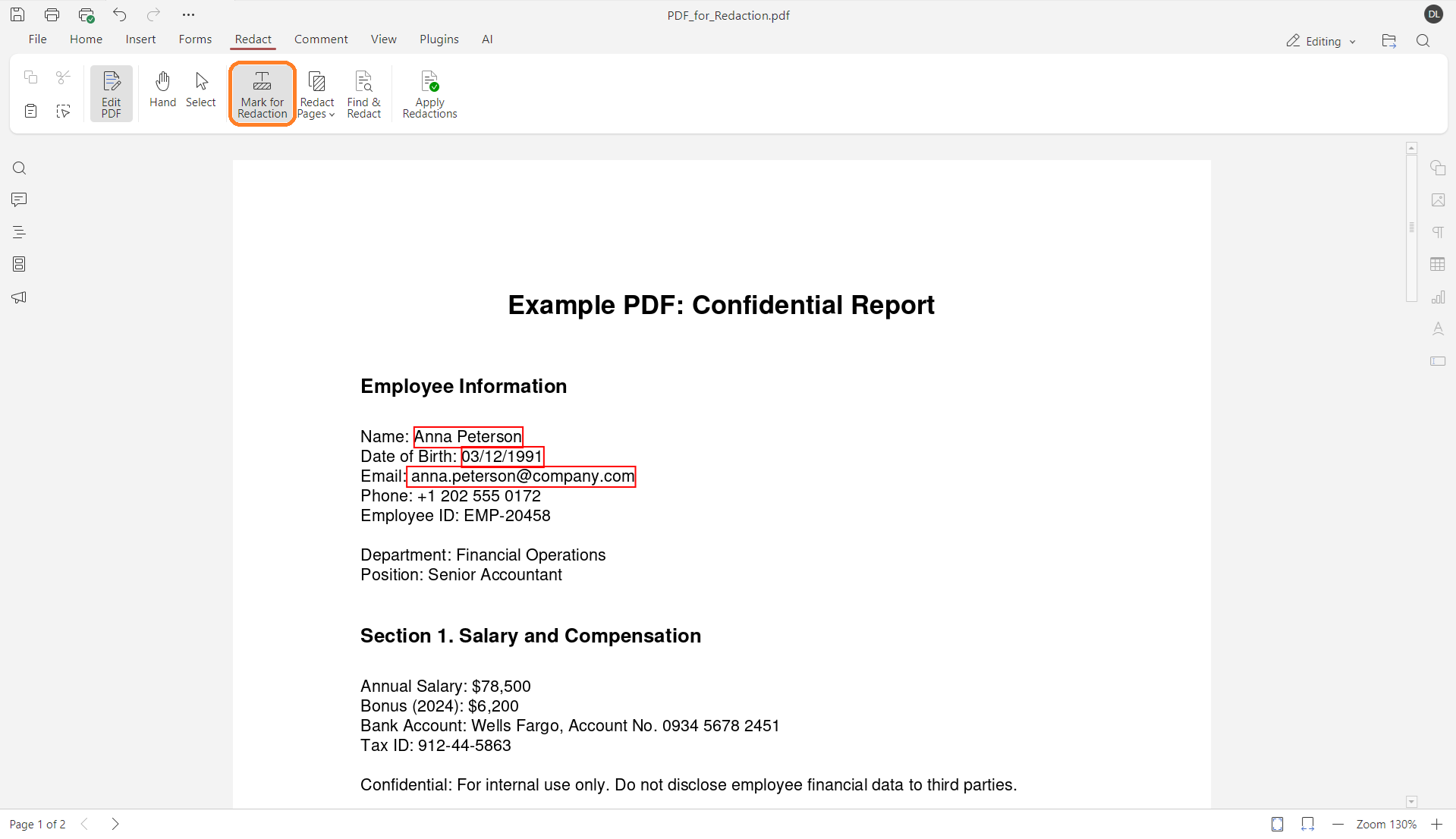 Cómo redactar un archivo PDF