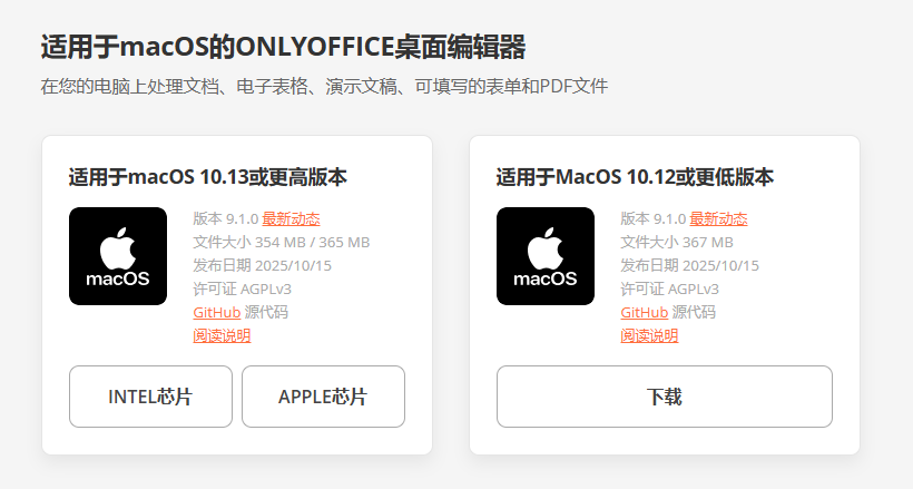 macOS 10.x 上高效处理 Word 和 Excel 文件的办公软件推荐