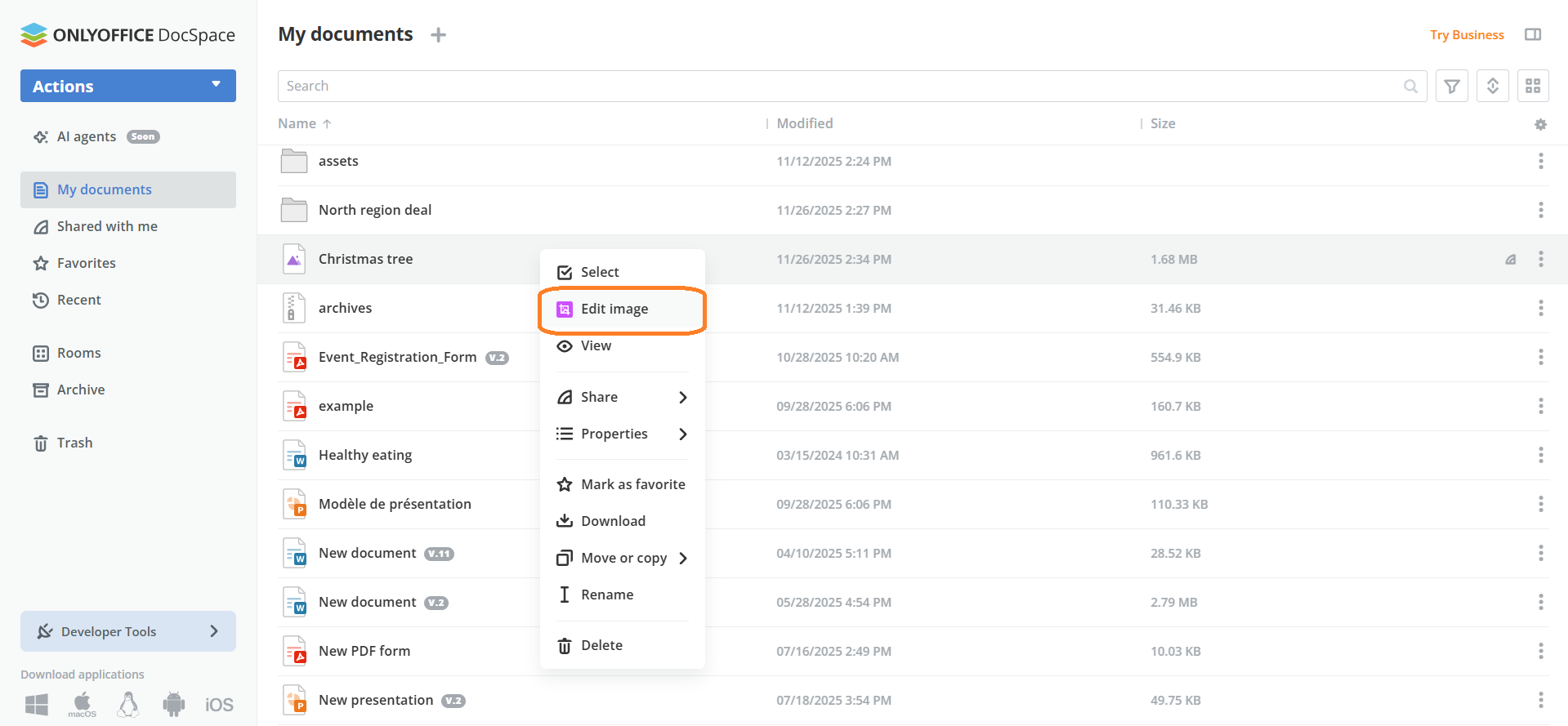 New ImageEditor plugin for ONLYOFFICE DocSpace: view and edit images