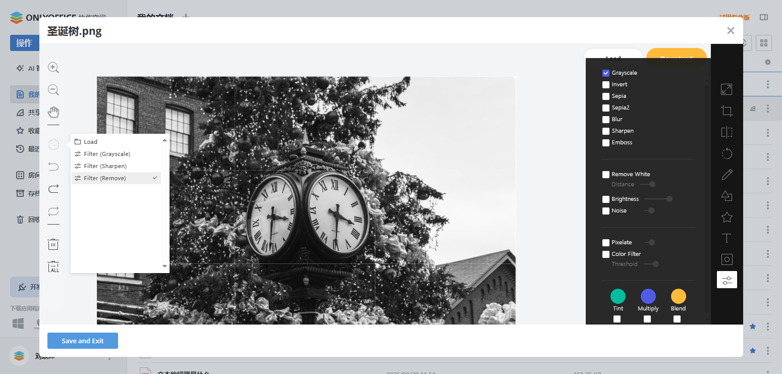 ONLYOFFICE 协作空间全新 ImageEditor 插件：轻松查看和编辑图像