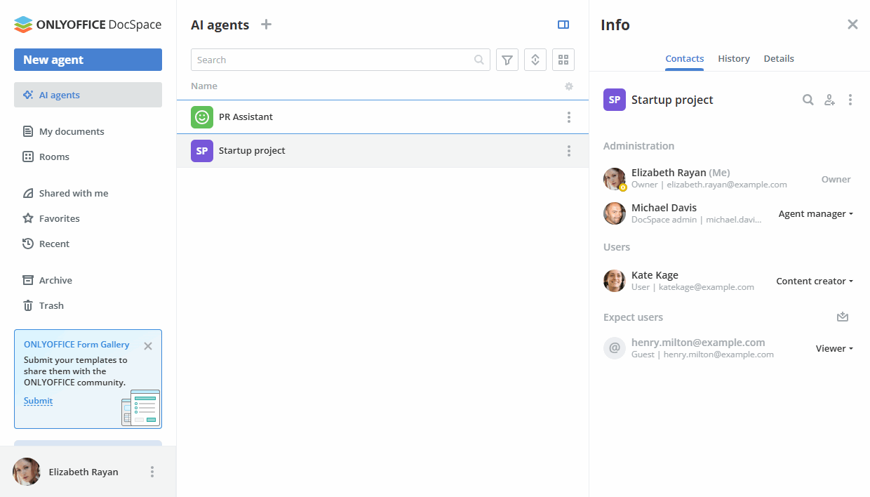 Meet ONLYOFFICE DocSpace 3.6 with AI agents for a new level of intelligent assistance to your daily tasks