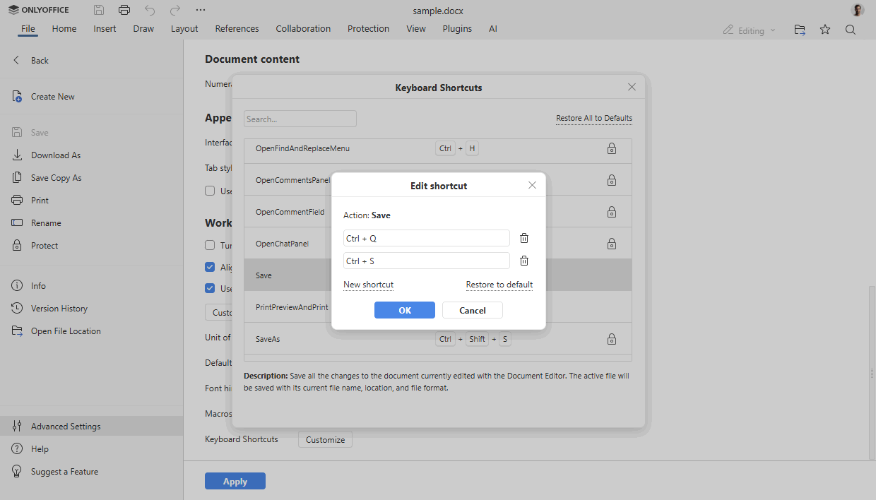 ONLYOFFICE Docs 9.2 released: AI-powered spell and grammar checks, customizable hotkeys, macro recording, and more