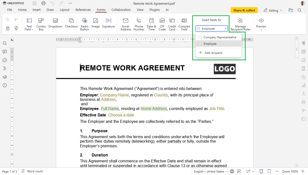 ONLYOFFICE Docs 9.2 released: AI-powered spell and grammar checks, customizable hotkeys, macro recording, and more