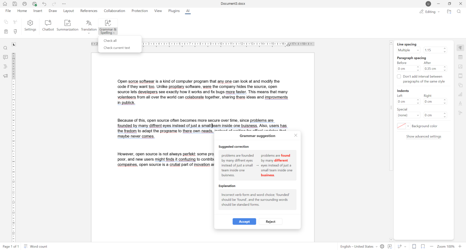 ONLYOFFICE Desktop Editors 9.2 released: AI agent and more