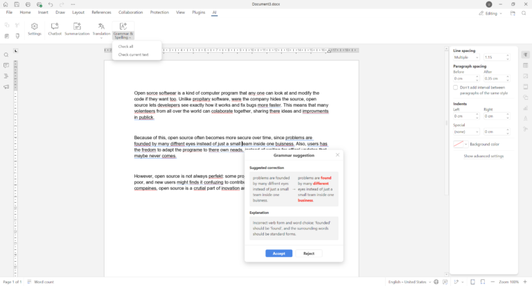 ONLYOFFICE Desktop Editors 9.2 released: AI agent and more