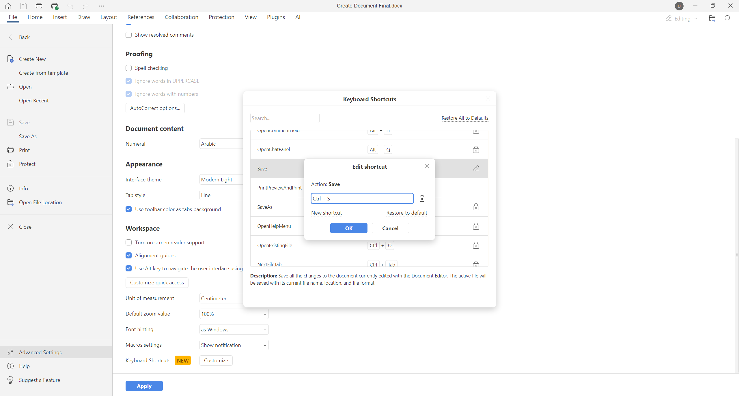 ONLYOFFICE Desktop Editors 9.2 released: AI agent, customizable hotkeys, macro recording, ARM64 support for Windows and more