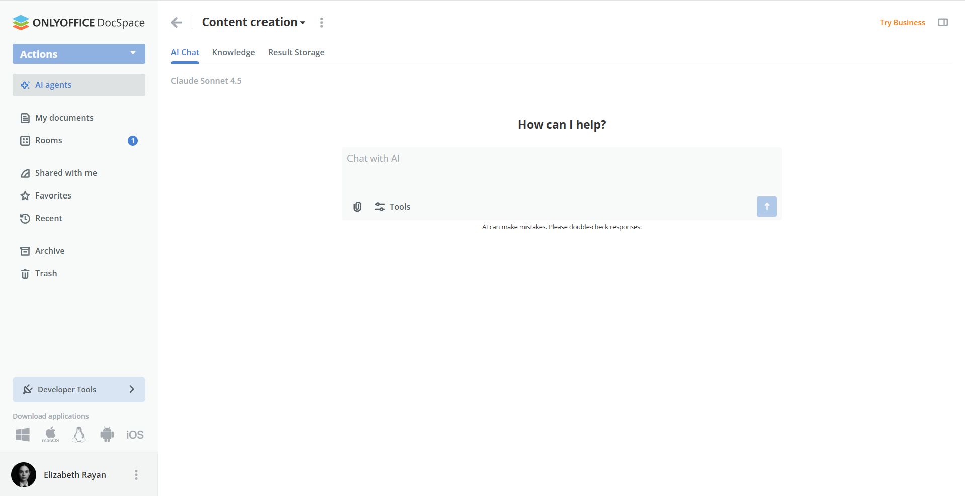 كيفية ربط OpenRouter بـ ONLYOFFICE