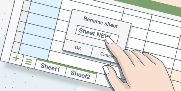 كيفية إعادة تسمية ورقة في ملف Excel