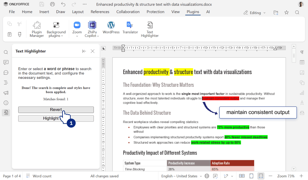 Introducing the Text Highlighter plugin: Easily emphasize and organize important text in your documents