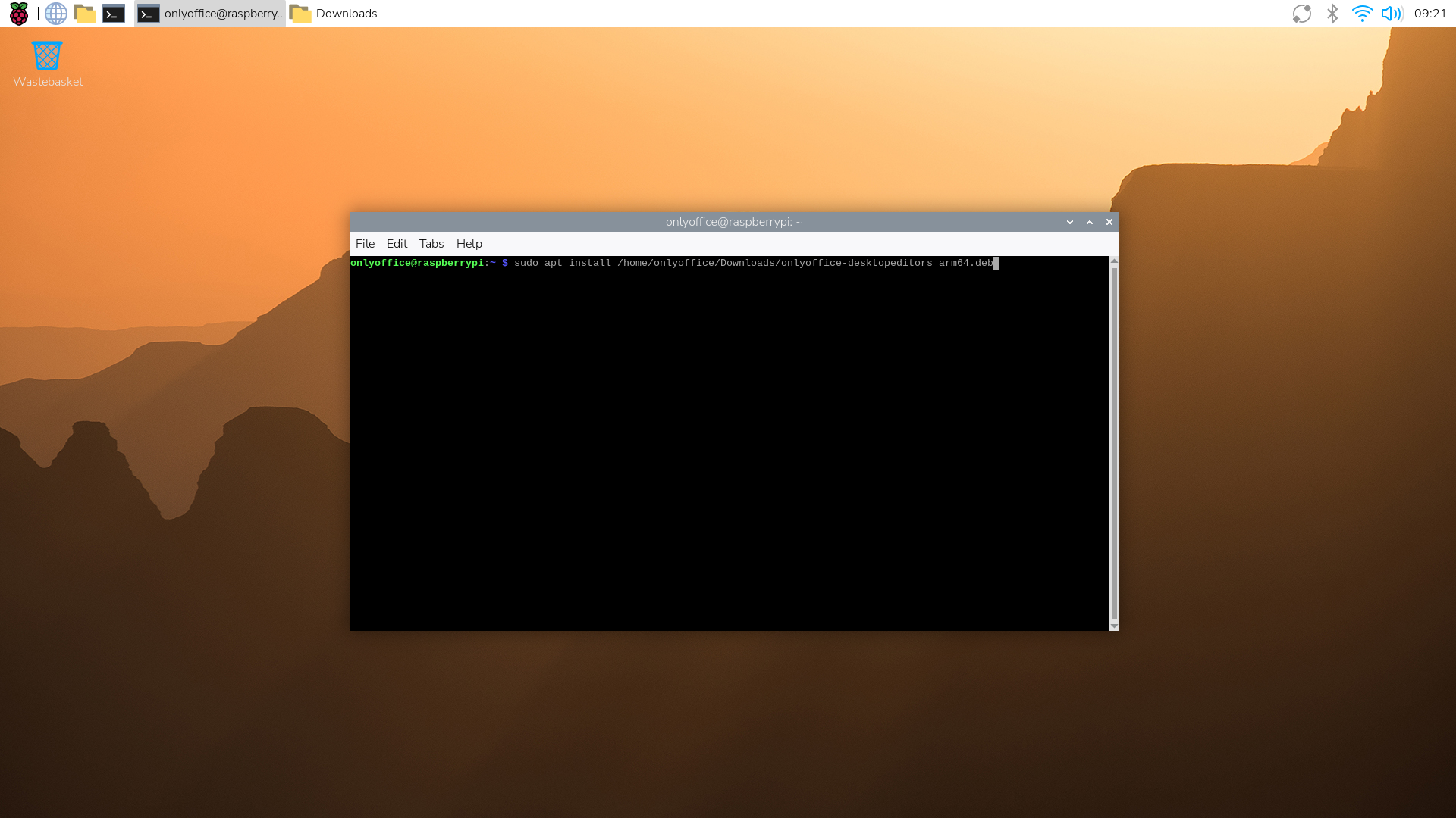 How to install ONLYOFFICE Desktop Editors on Raspberry Pi