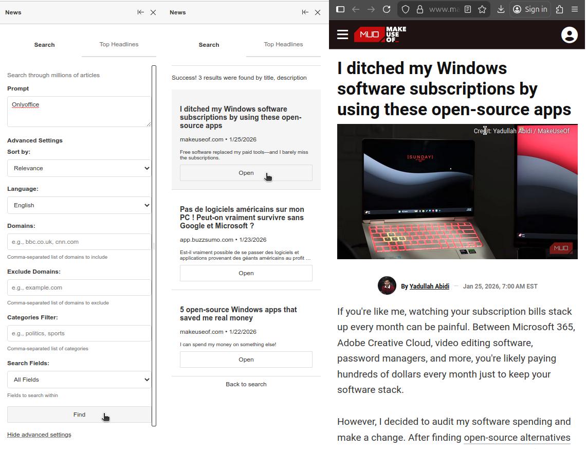 Stay updated while you work: Introducing the News plugin for ONLYOFFICE