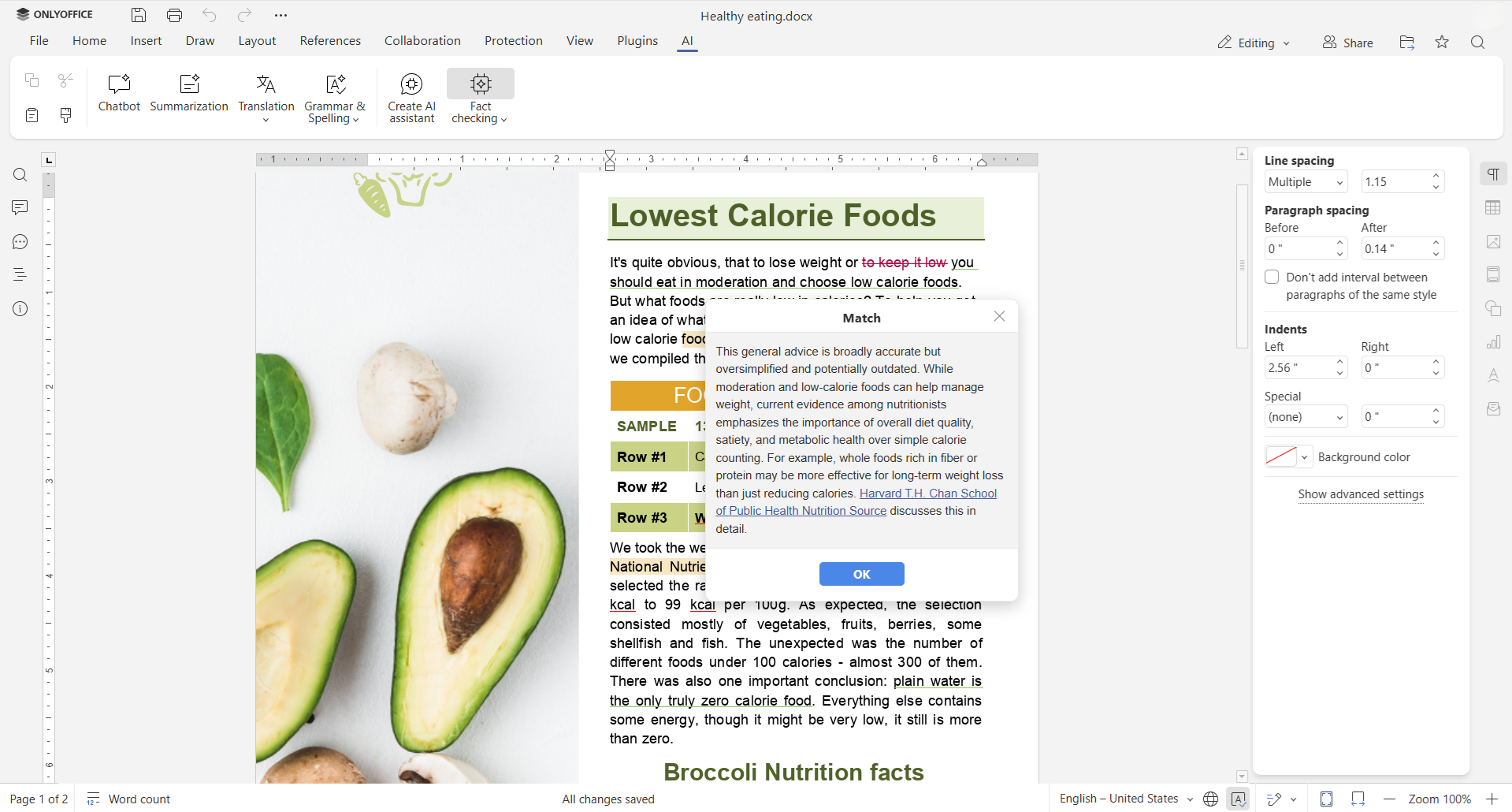 New in ONLYOFFICE AI plugin: create your own assistants