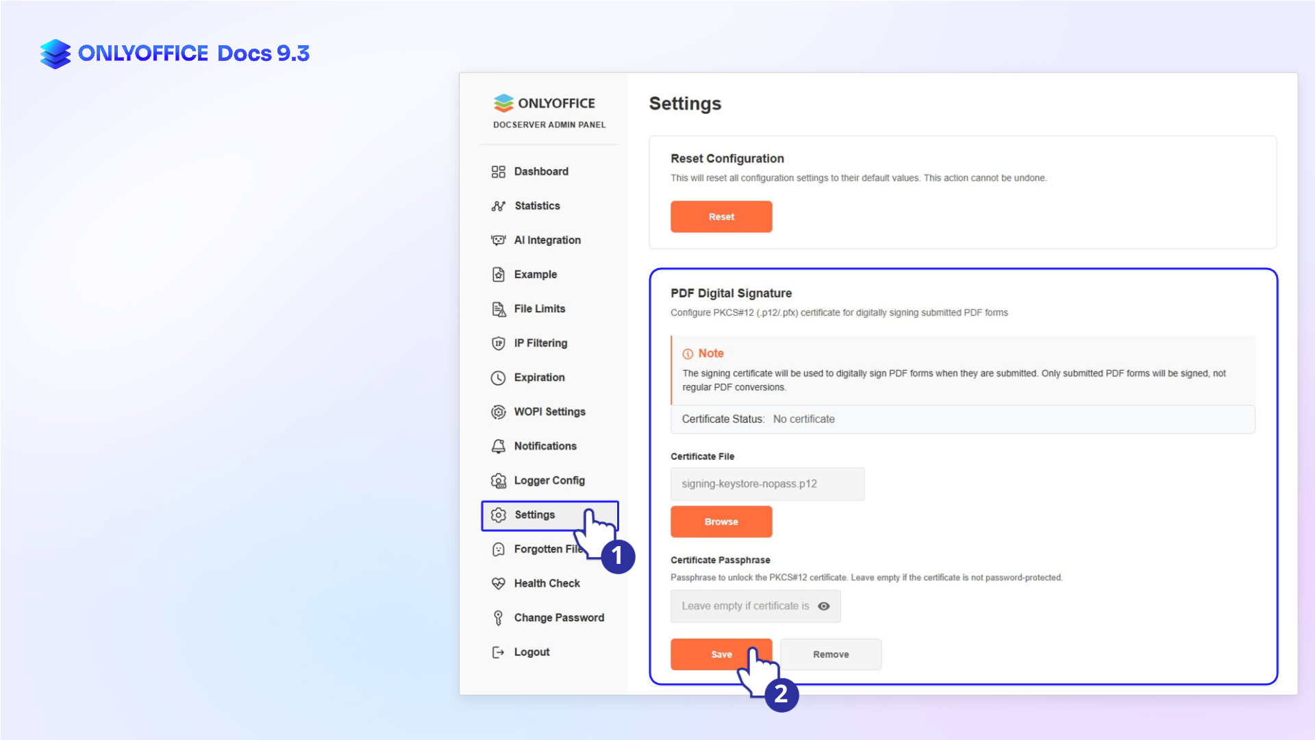 How to sign PDF form