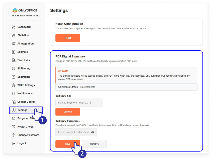如何在 ONLYOFFICE 中签署 PDF 表单