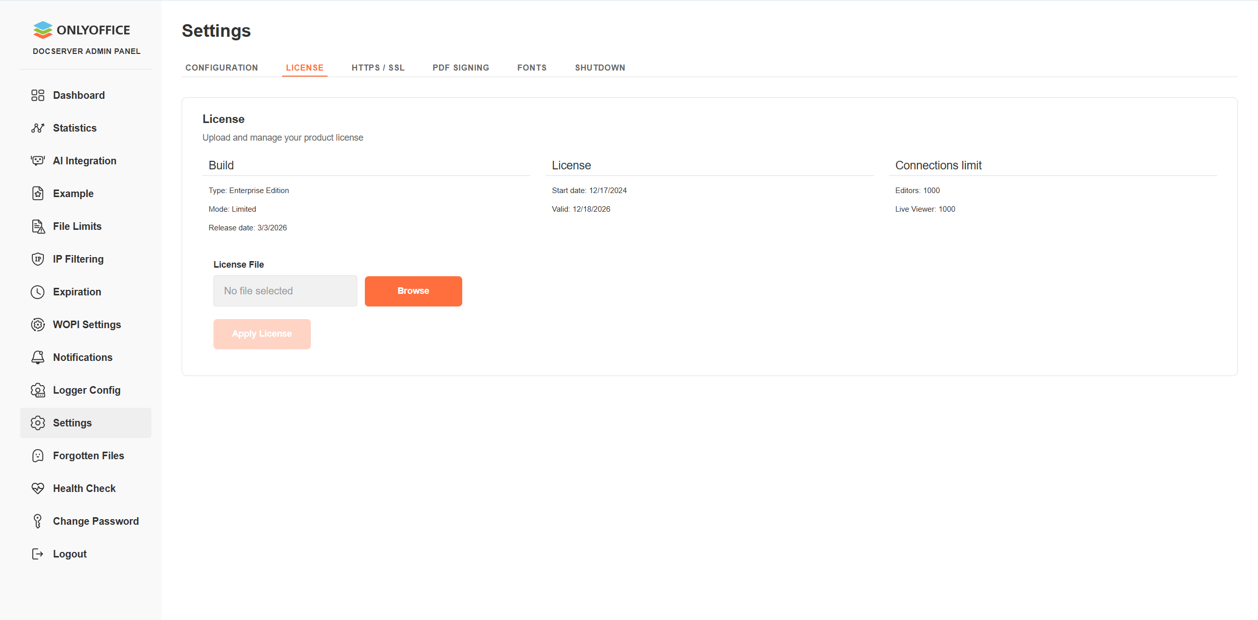 ONLYOFFICE Docs Enterprise 9.3: configuración más flexible a través del Panel de Administración, firma de formularios PDF más sencilla, vista multipágina y mucho más