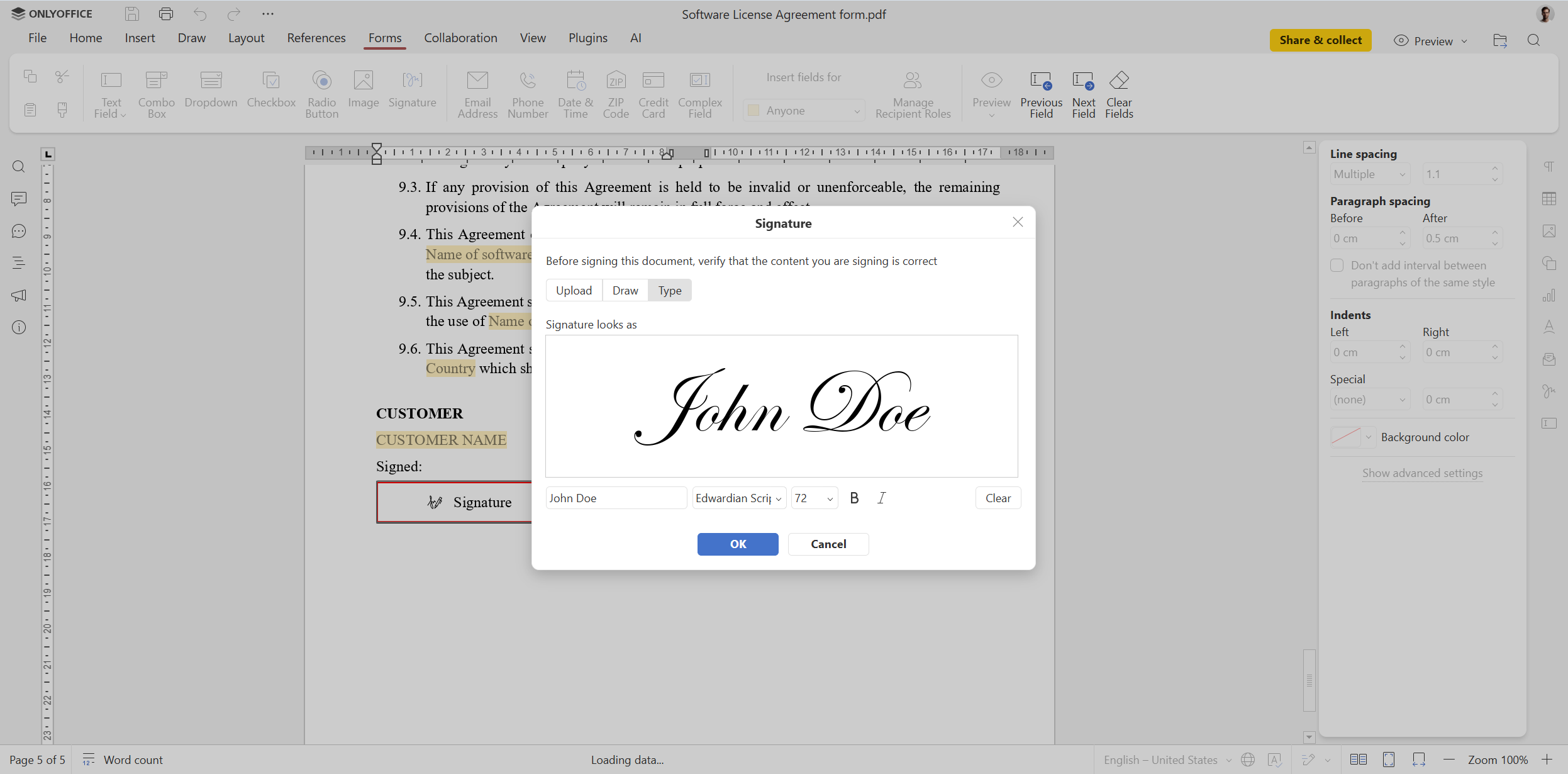 ONLYOFFICE Docs Enterprise 9.3: configuración más flexible a través del Panel de Administración, firma de formularios PDF más sencilla, vista multipágina y mucho más