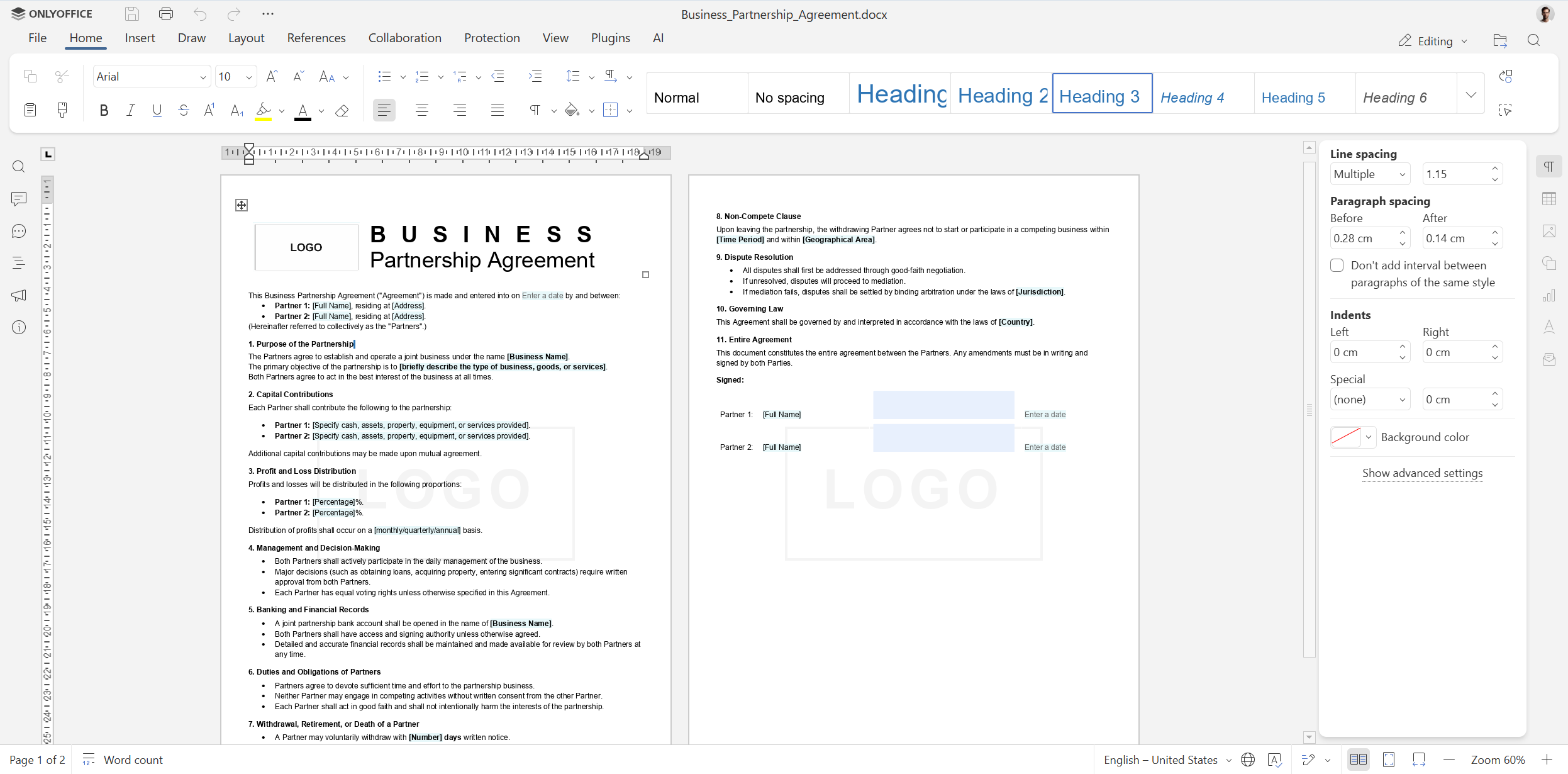 ONLYOFFICE Docs Enterprise 9.3: configuración más flexible a través del Panel de Administración, firma de formularios PDF más sencilla, vista multipágina y mucho más