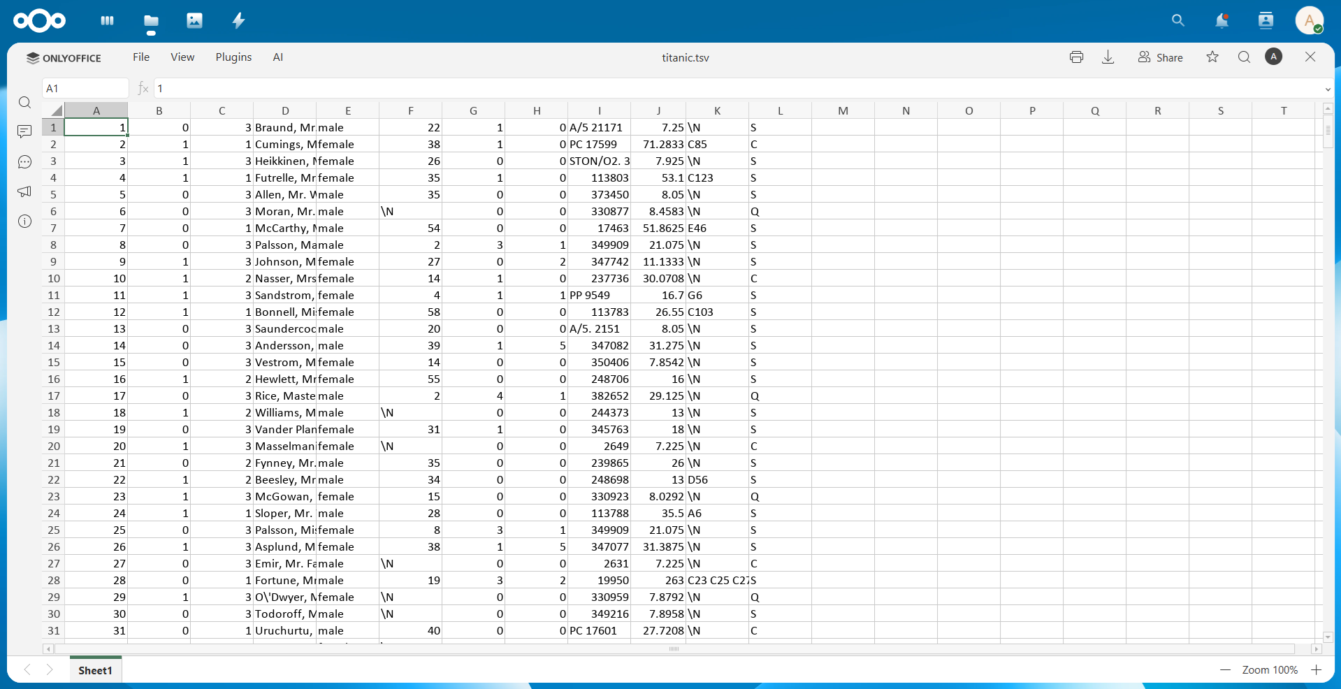ONLYOFFICE connector v10.0.0 for Nextcloud: support for TSV and Markdown conversion, compatibility with Nextcloud v33