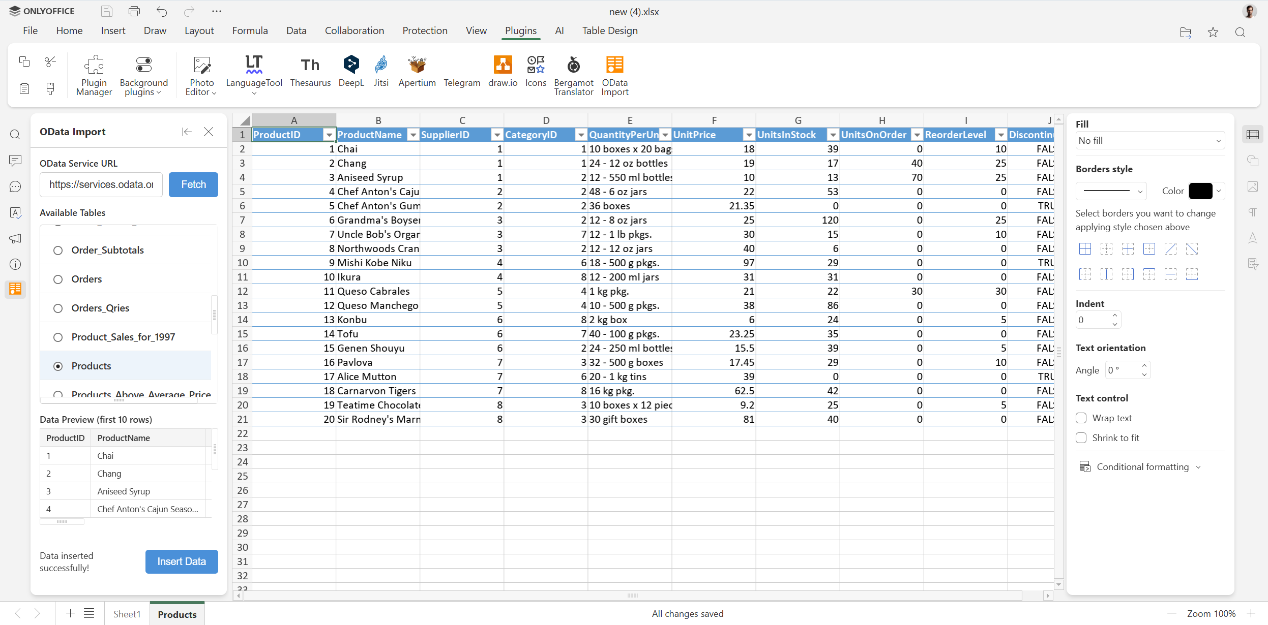 How to write an ONLYOFFICE plugin with AI: the OData Import plugin case