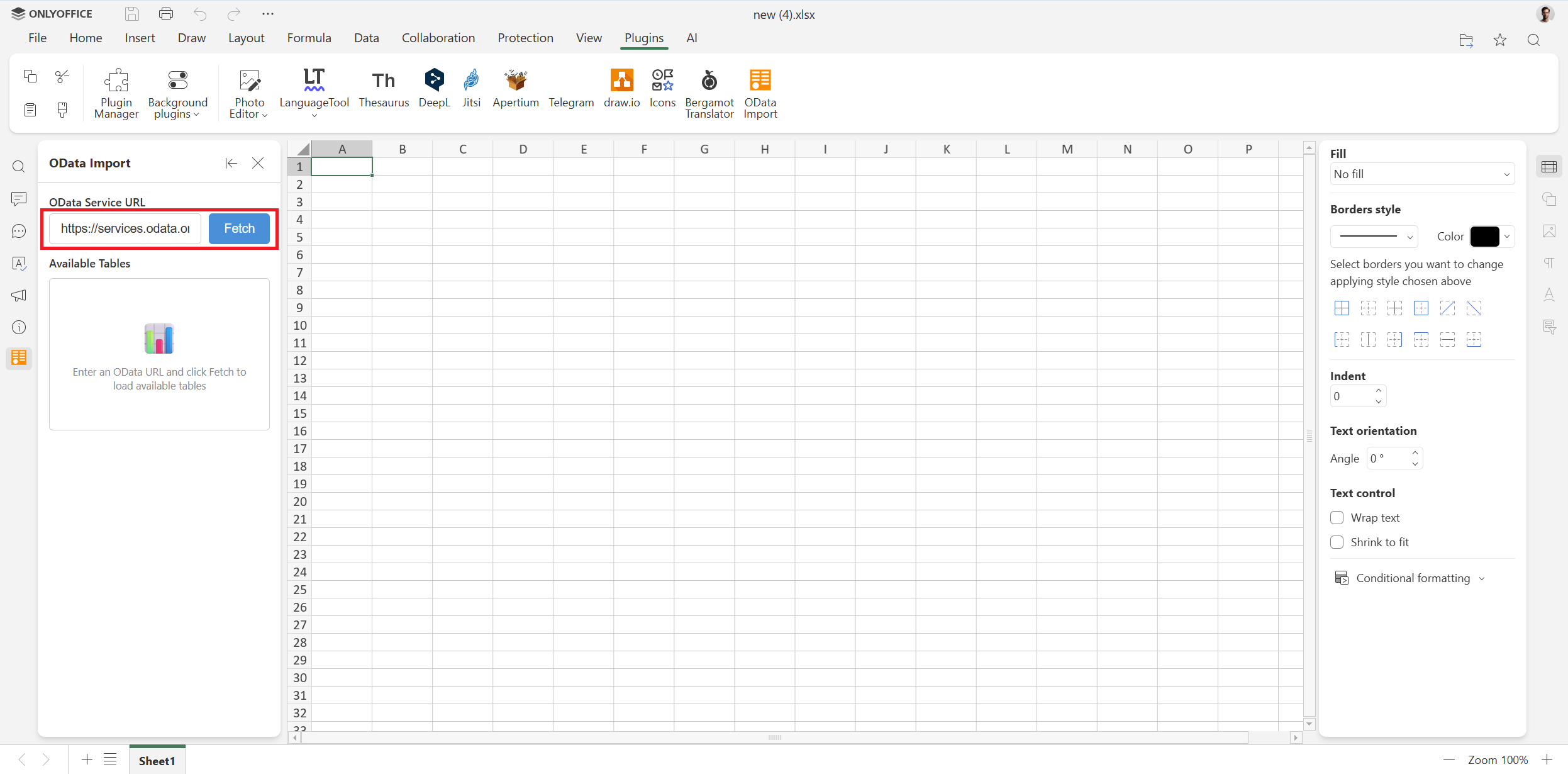 How to write an ONLYOFFICE plugin with AI: the OData Import plugin case
