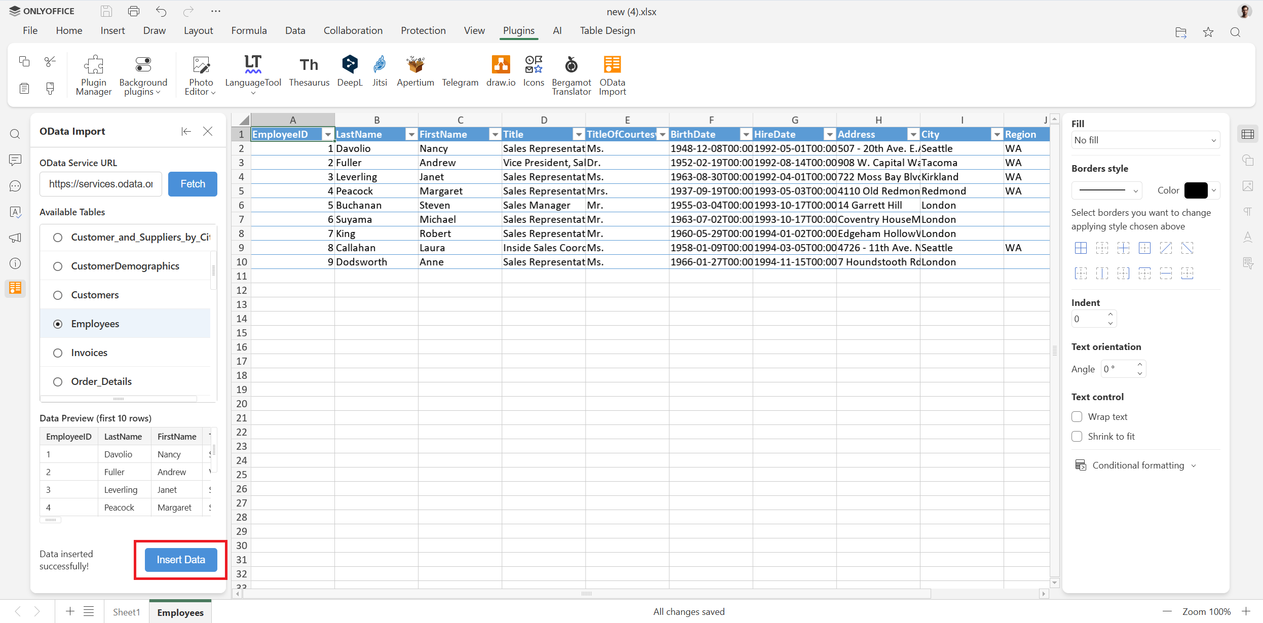 How to write an ONLYOFFICE plugin with AI: the OData Import plugin case