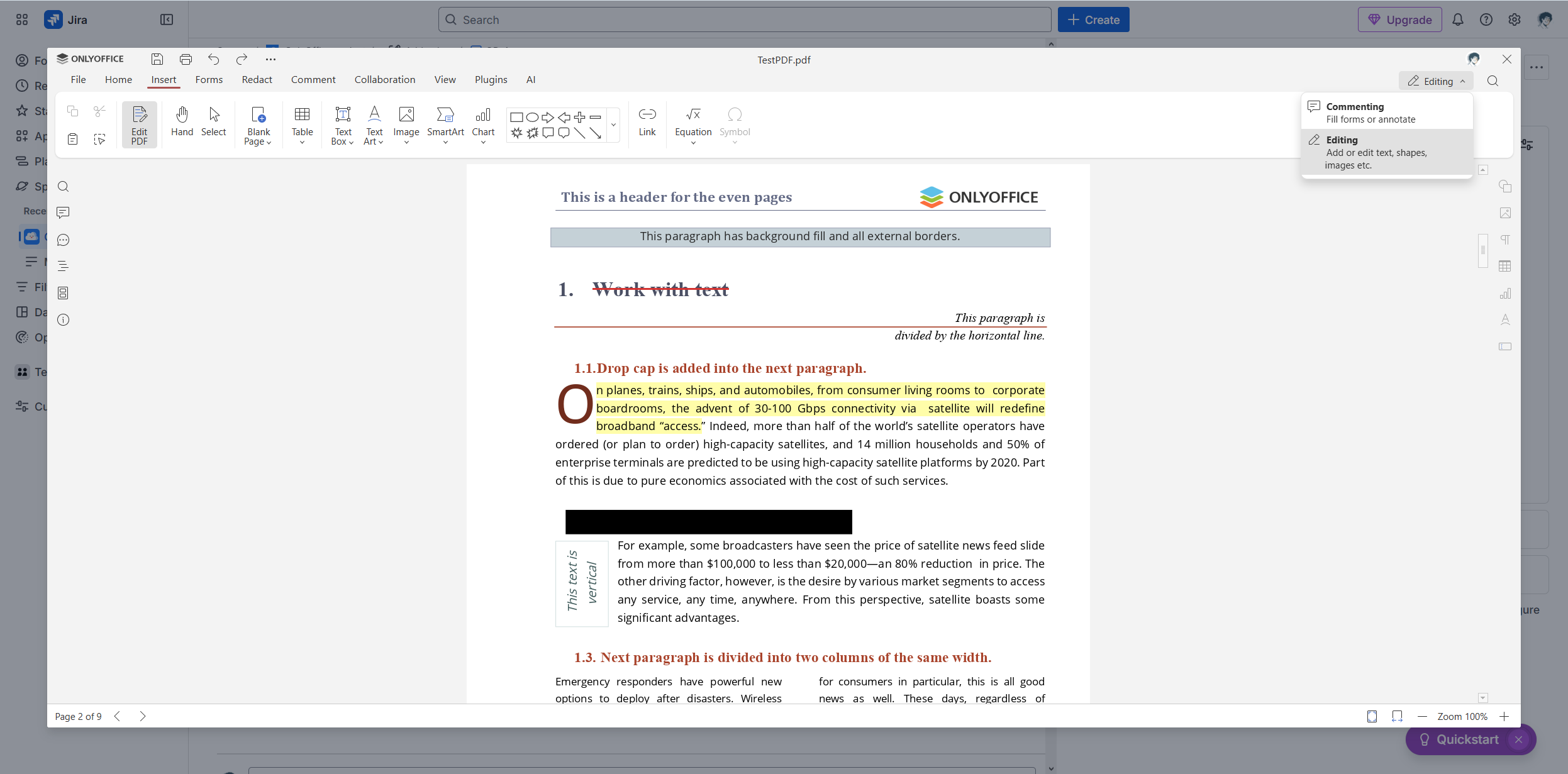 ONLYOFFICE connector for Jira Cloud released: create, edit and collaborate on office files within your platform