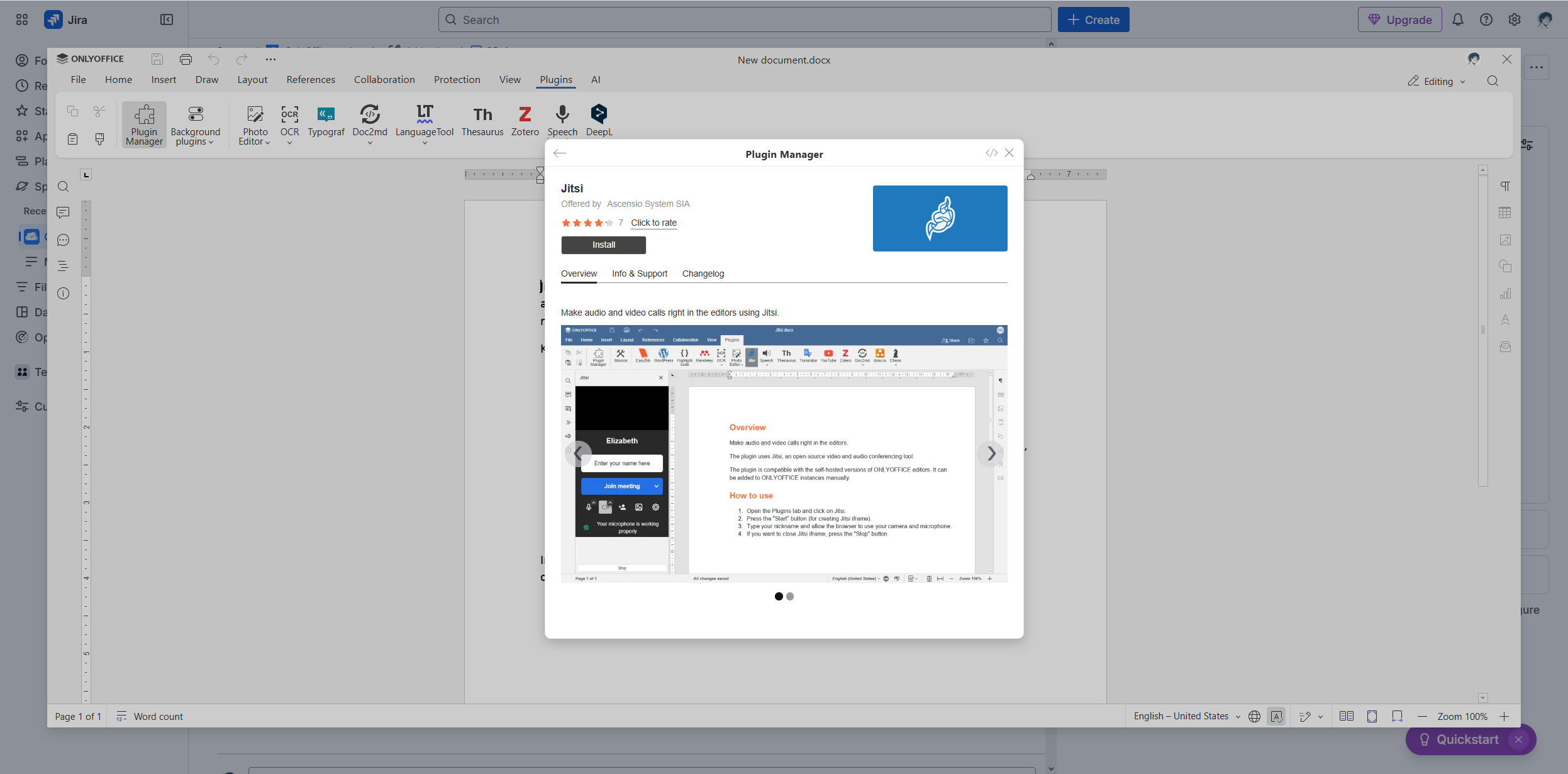 ONLYOFFICE connector for Jira Cloud released: create, edit and collaborate on office files within your platform