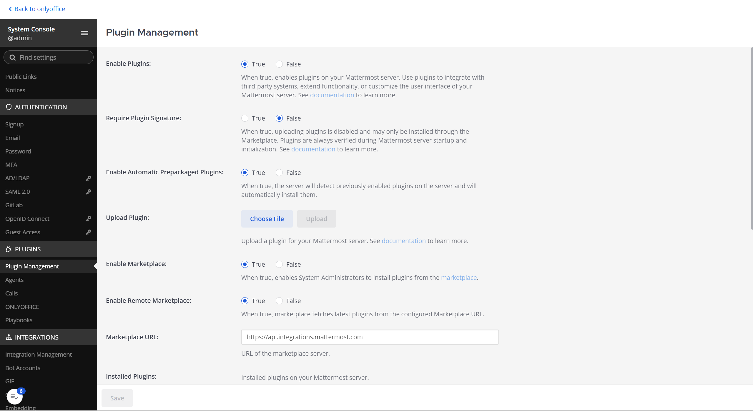 MattermostのONLYOFFICEコネクタがアップデート:コメントでのユーザーメンション・新しい管理者設定など