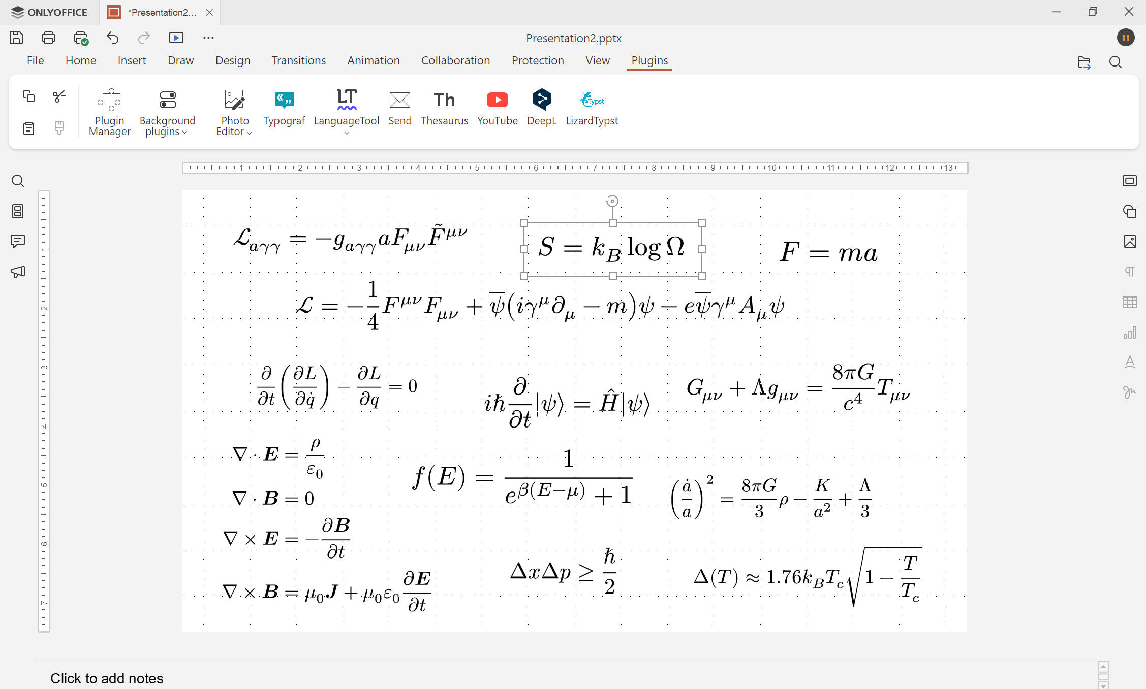 Solving the math typesetting puzzle: Introducing the LizardTypst plugin for ONLYOFFICE