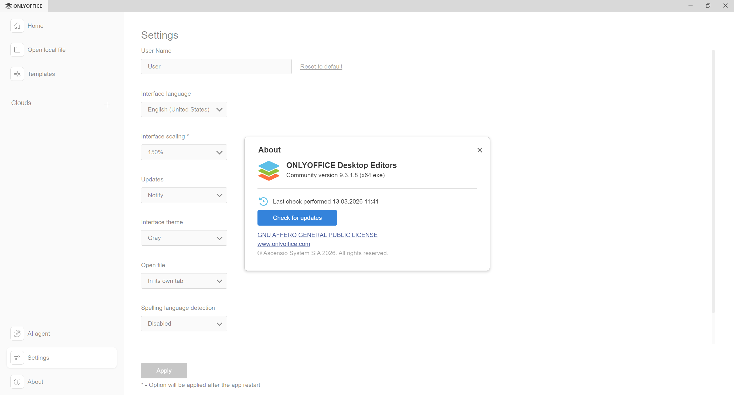 How to edit Dropbox files with ONLYOFFICE Desktop Editors