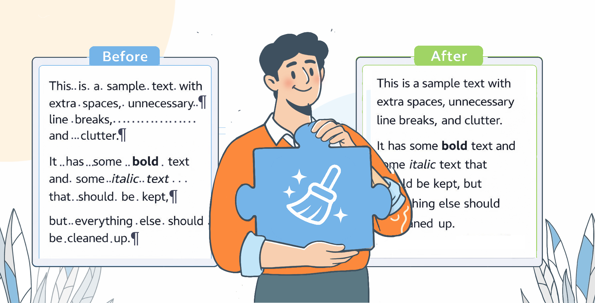 تقديم إضافة Text Cleaner: تحويل المستندات الفوضوية إلى نص نظيف ومتسق