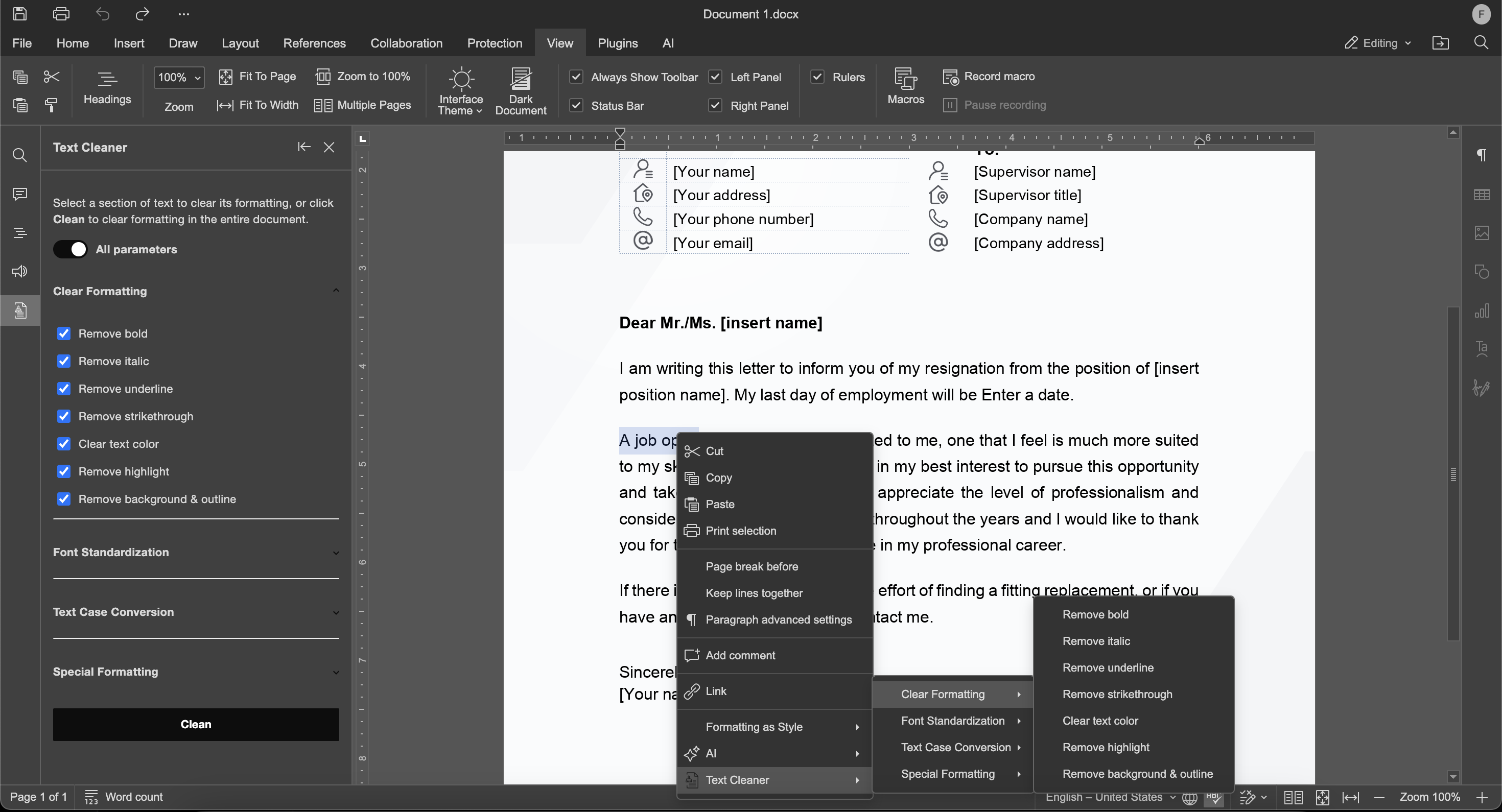 Introducing the Text Cleaner plugin: turn messy documents into clean, consistent text