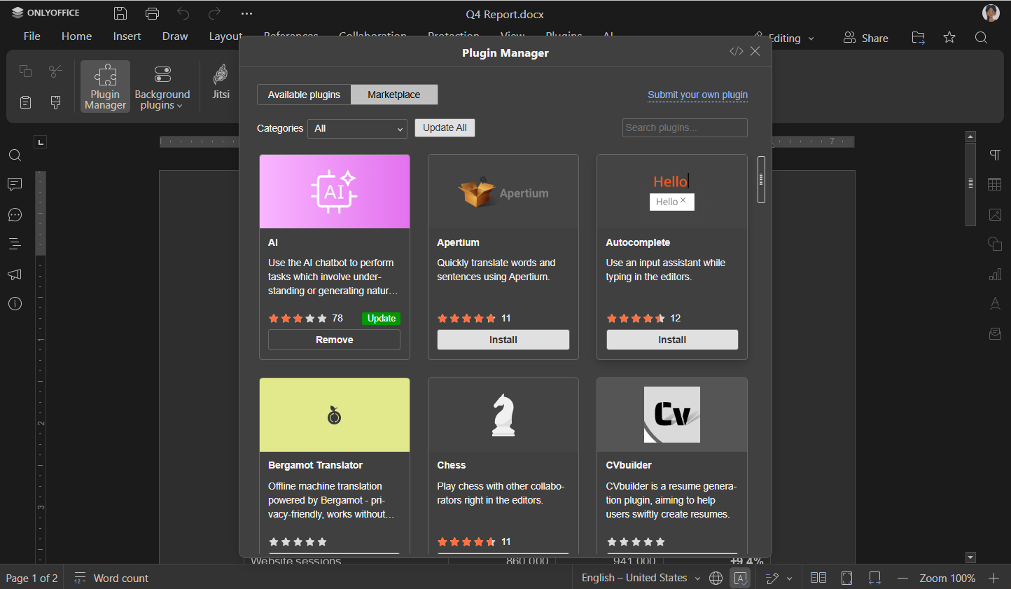 Extending ONLYOFFICE with custom plugins: build the tool you keep reaching for