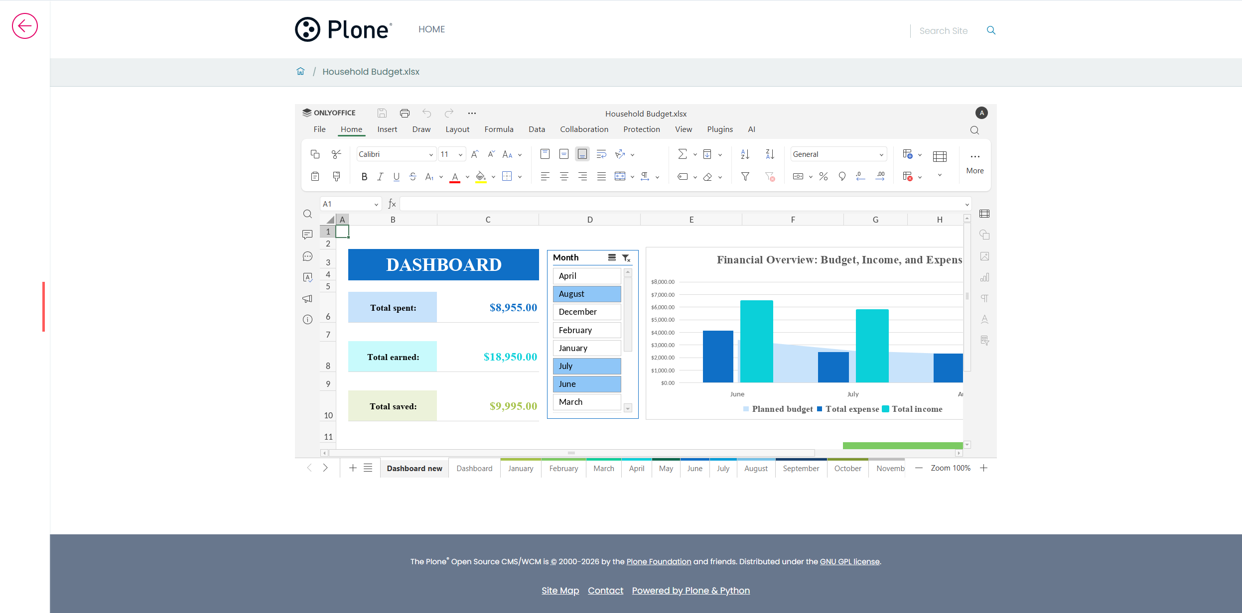 Conoce el conector ONLYOFFICE v1.0.0 para Volto: edición de documentos sin interrupciones para el frontend moderno de Plone