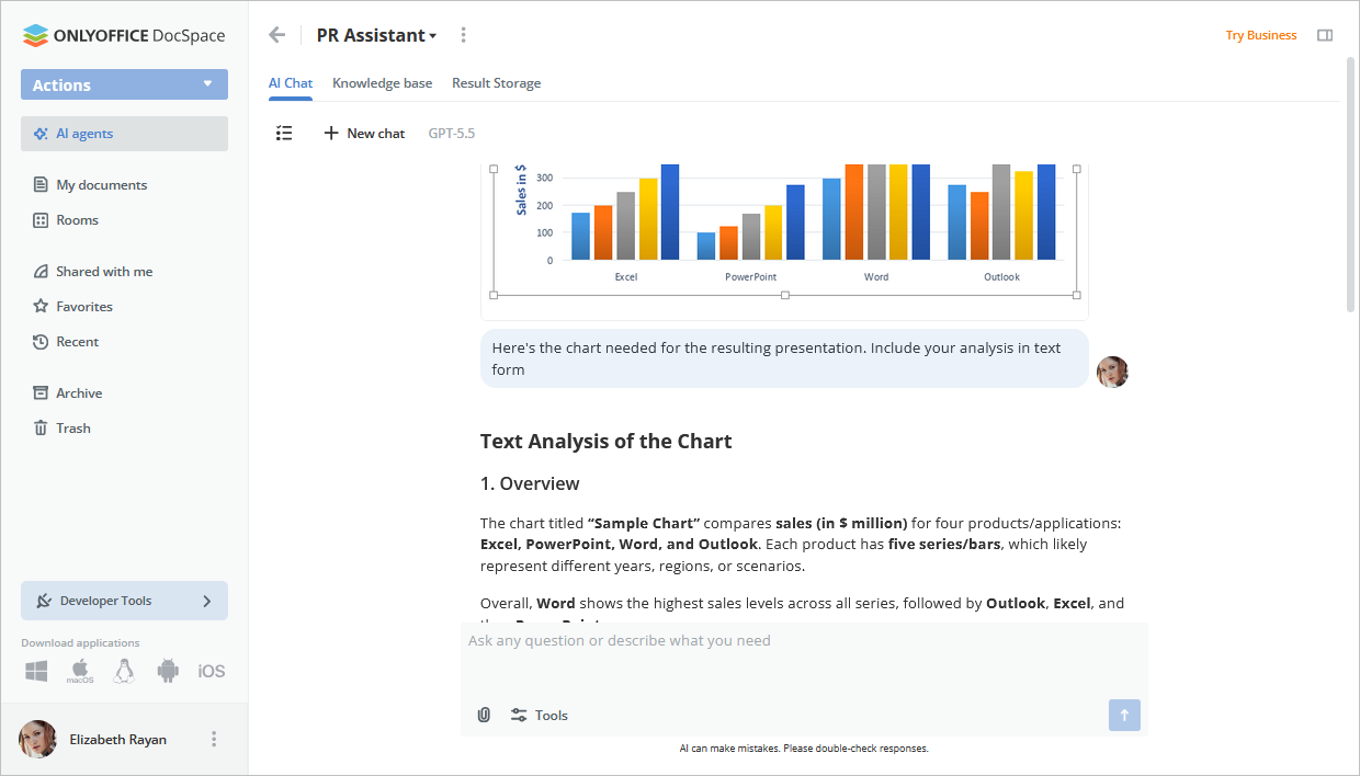 ONLYOFFICE DocSpace 3.7 veröffentlicht: Dateigenerierung & neue Anbieter in KI-Agenten, intelligentere Formulare, aktualisierte Editoren und Lizenz und mehr