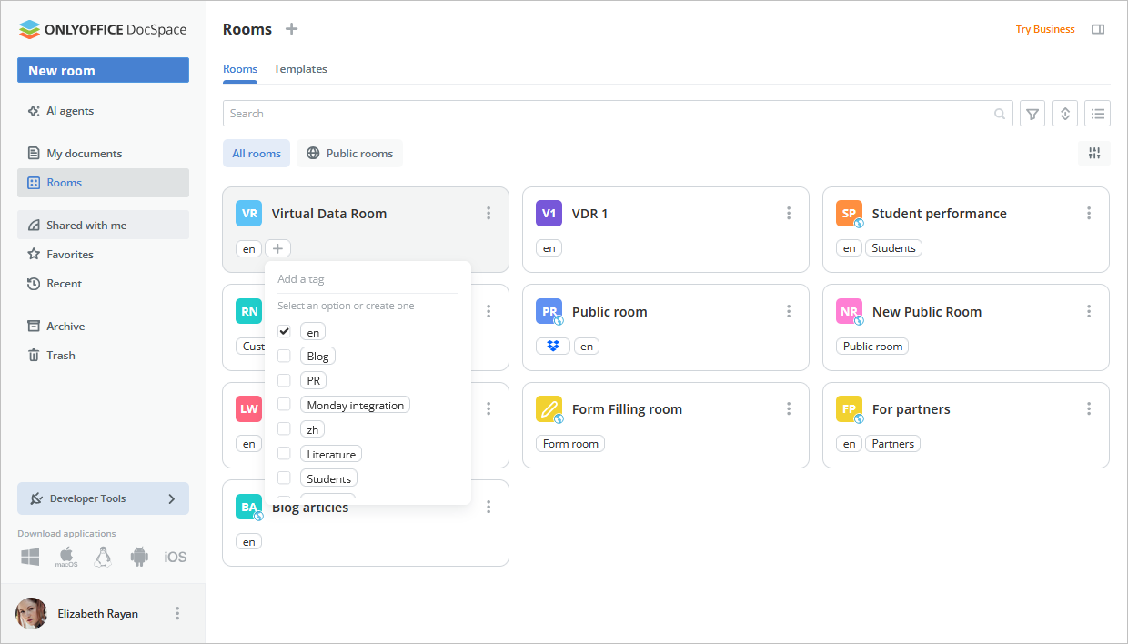 ONLYOFFICE DocSpace 3.7 veröffentlicht: Dateigenerierung & neue Anbieter in KI-Agenten, intelligentere Formulare, aktualisierte Editoren und Lizenz und mehr