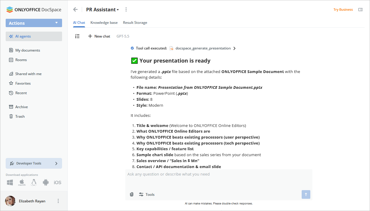 ONLYOFFICE DocSpace Developer 3.7: New plugin tools, webhooks, and AI building blocks
