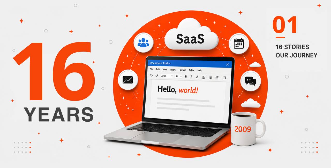 Do you remember 2009 SaaS tools? Celebrating 16 years of ONLYOFFICE