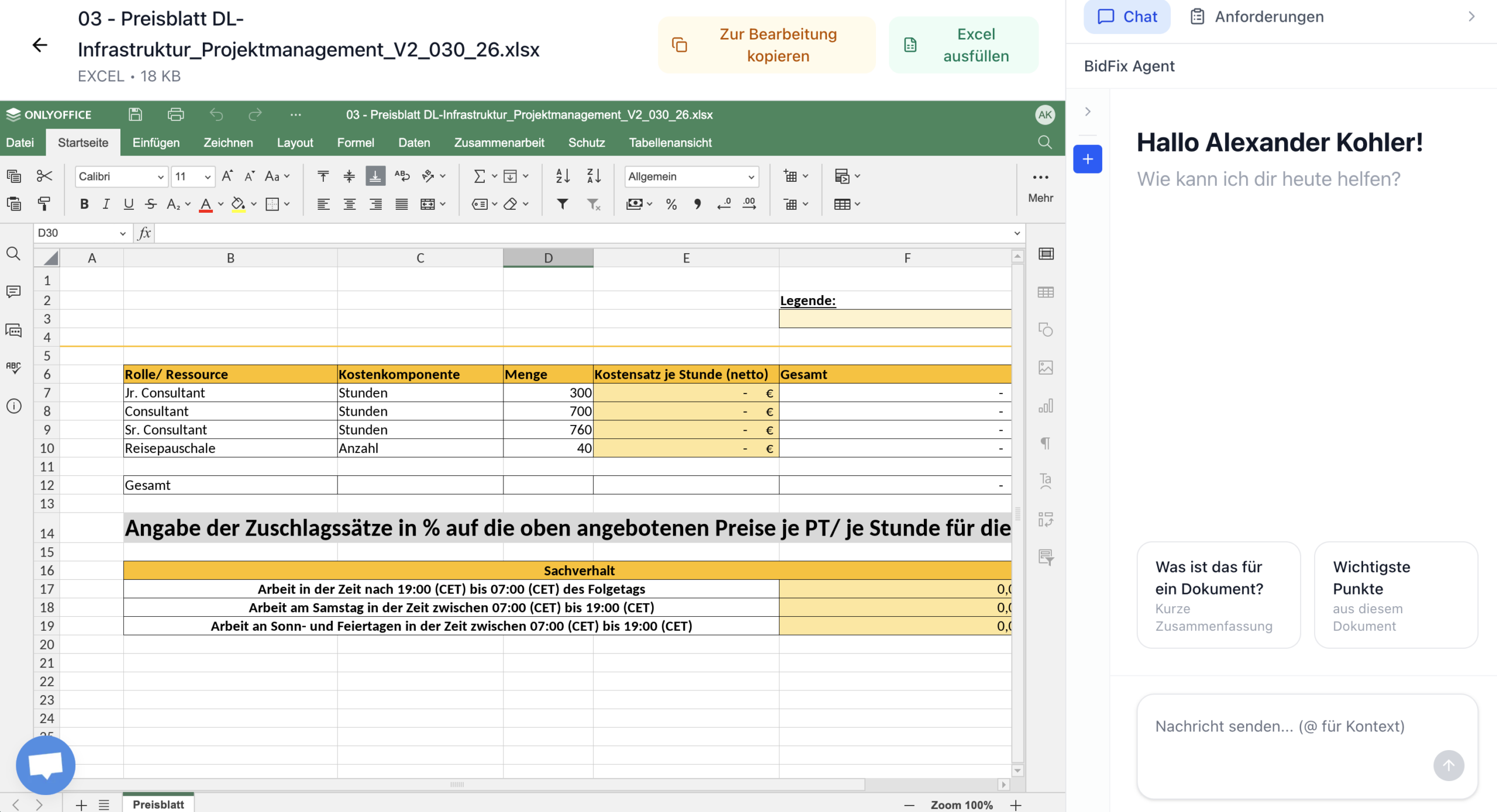 How BidFix embedded ONLYOFFICE Docs to power faster, compliant tender responses