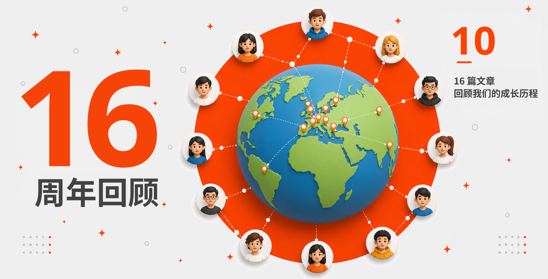 16+ 个国家,一个团队