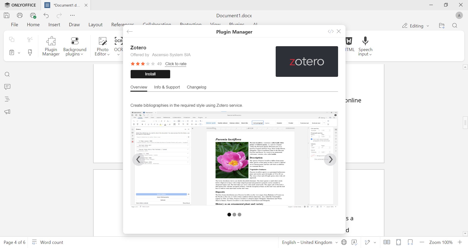 How to add Zotero to a Word document with a plugin