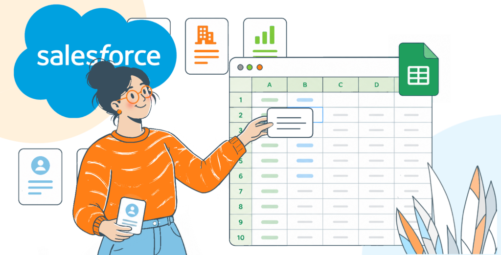 Kako uvesti podatke iz Salesforce objekata i izveštaja u vaše tabele