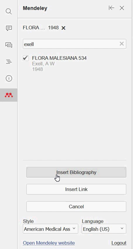 Wie man das Mendeley-Plugin in ein Word-Dokument einfügt