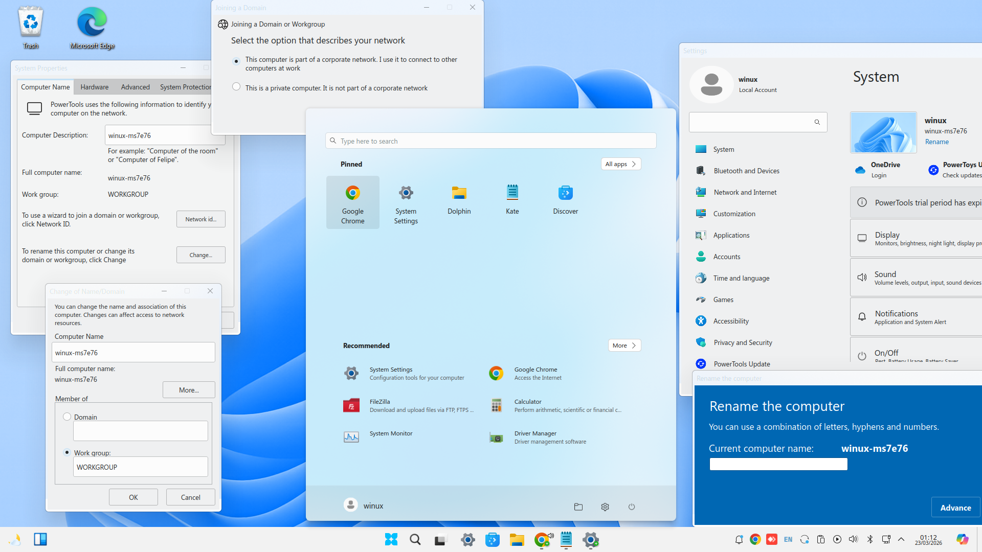 ONLYOFFICE Desktop Editors is the default office suite on Winux