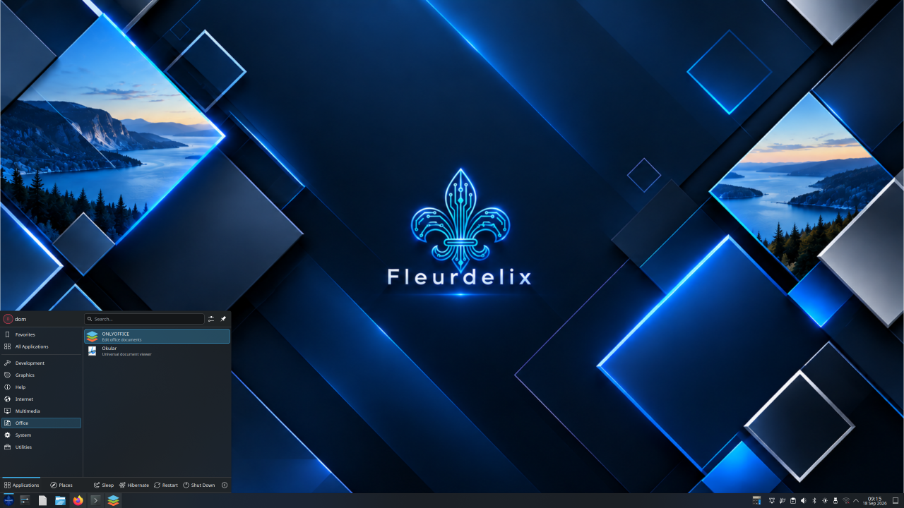 Fleurdelix OS choisit ONLYOFFICE comme suite bureautique par défaut
