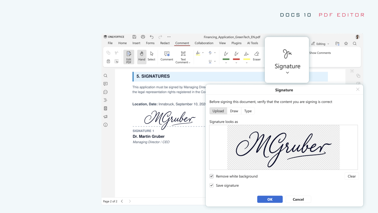 Lernen Sie ONLYOFFICE Docs 10.0 kennen: KI-Tools und modulare Apps, über 50 neue Funktionen, 1.000 Bugfixes, 35 behobene Sicherheitsanfälligkeiten und mehr
