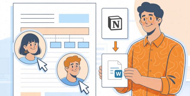 Cómo exportar las páginas de Notion a Word (DOCX) y seguir colaborando después