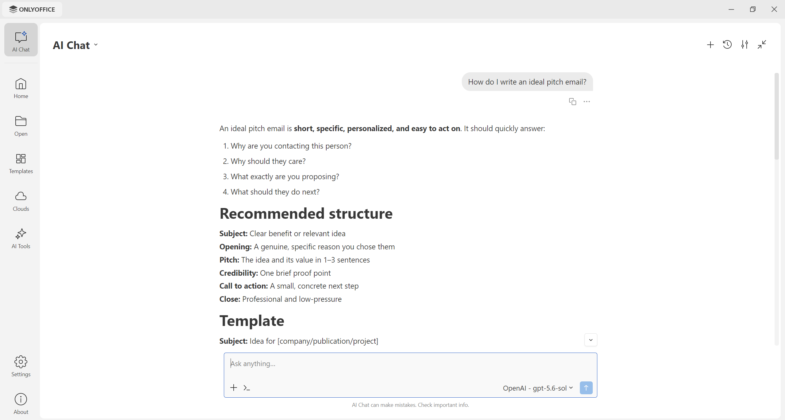 Meet ONLYOFFICE Desktop Editors 10.0: brand-new AI tools, redesigned start window, Odoo as a new cloud provider and more