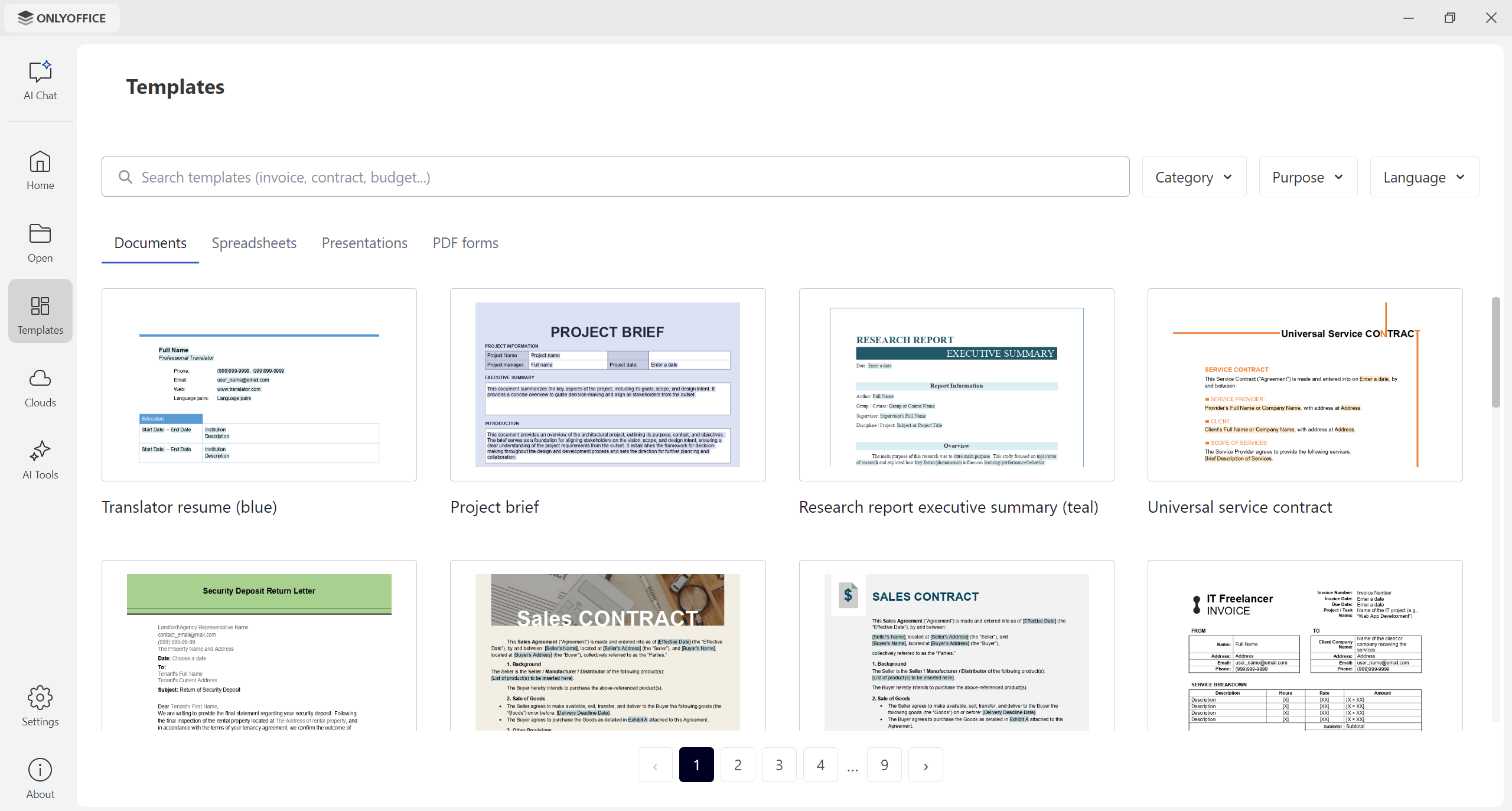 Meet ONLYOFFICE Desktop Editors 10.0: brand-new AI tools, redesigned start window, Odoo as a new cloud provider and more