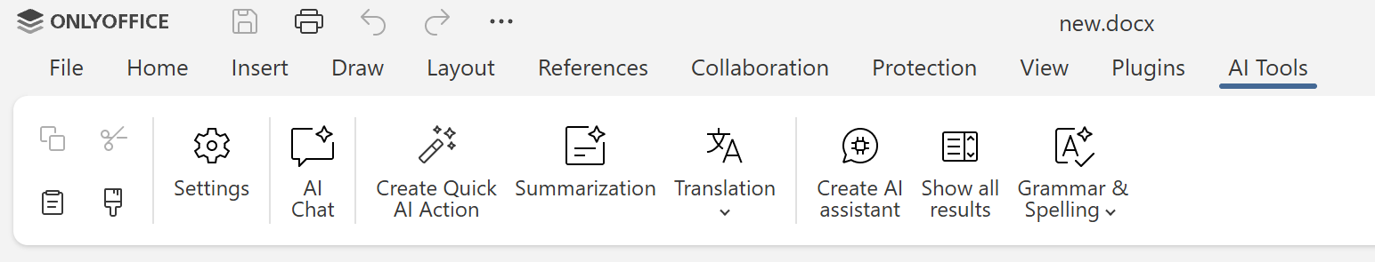 ONLYOFFICE AI-Tools: kontextbewusste KI in Ihren Dokumenten